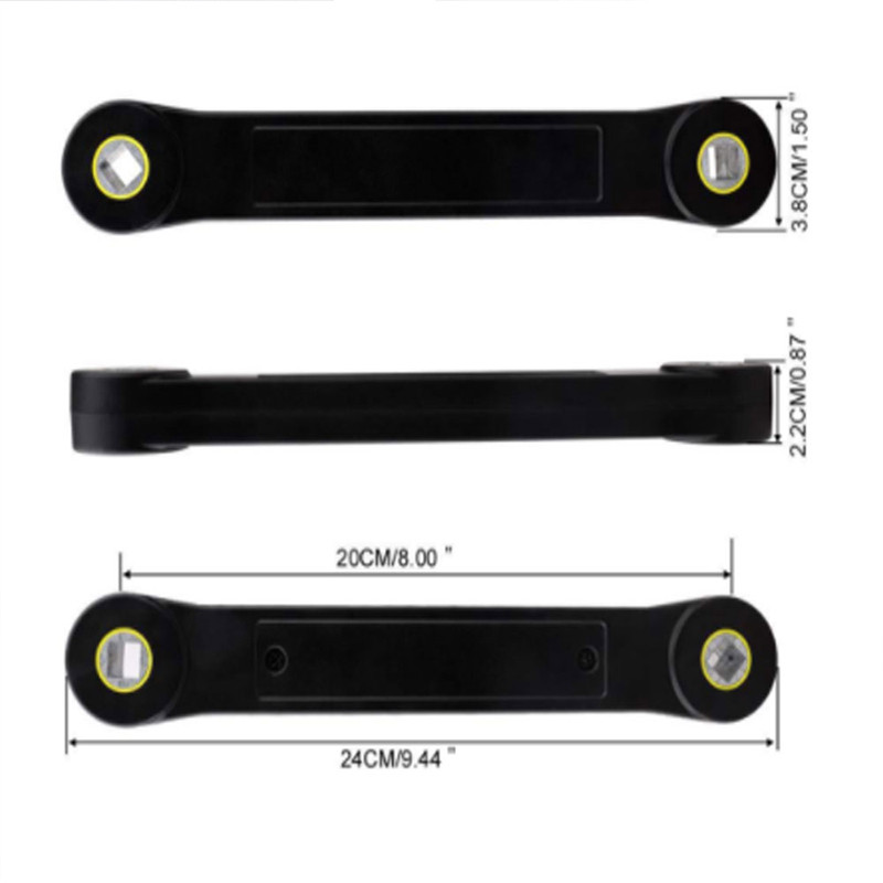 Univerzális hosszabbítókulcs 3/8 hüvelykes nyomatékkulcs beállító racsnis csavarkulcs készlet jármű cserealkatrészek kézi mechanikus szerszám