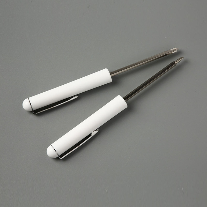 Șurubelniță stilou Instrument multifuncțional Instrument la îndemână Șurubelniță de buzunar magnetică Șurubelniță cu crestat/Phillips/Hexagonal 3/4mm pentru tehnicieni