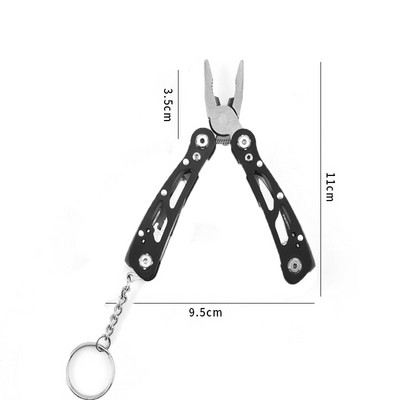 Clești multifuncțional pentru cuțit de buzunar Set de șurubelnițe Cheie reglabilă Cheie pentru fălci Reparare Camping în aer liber Unelte multiple de supraviețuire