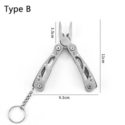 Clești multifuncțional pentru cuțit de buzunar Set de șurubelnițe Cheie reglabilă Cheie pentru fălci Reparare Camping în aer liber Unelte multiple de supraviețuire