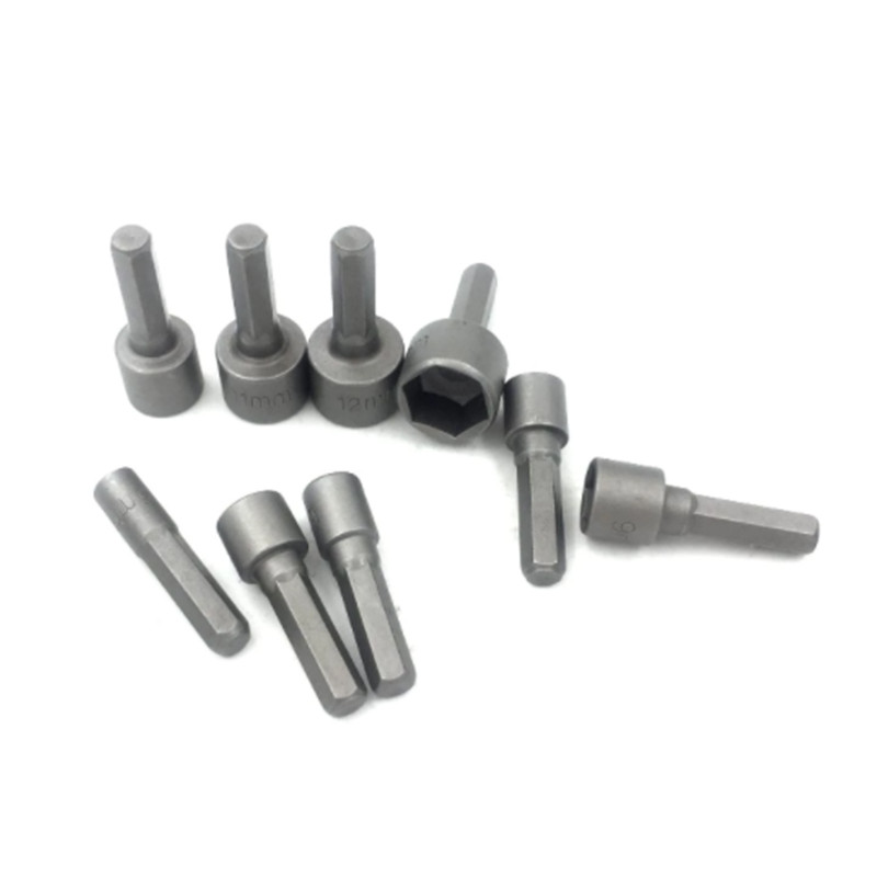 9/14 τμχ/σετ Γαλλικό κλειδί 1/4" Σετ εργαλείων βιδών μετρικού οδηγού Τρυπάνι προσαρμογέα 5mm-13mm Εξαγωνικό στέλεχος Εξαγωνικό παξιμάδι Υποδοχές Μύτες Σετ Εργαλεία
