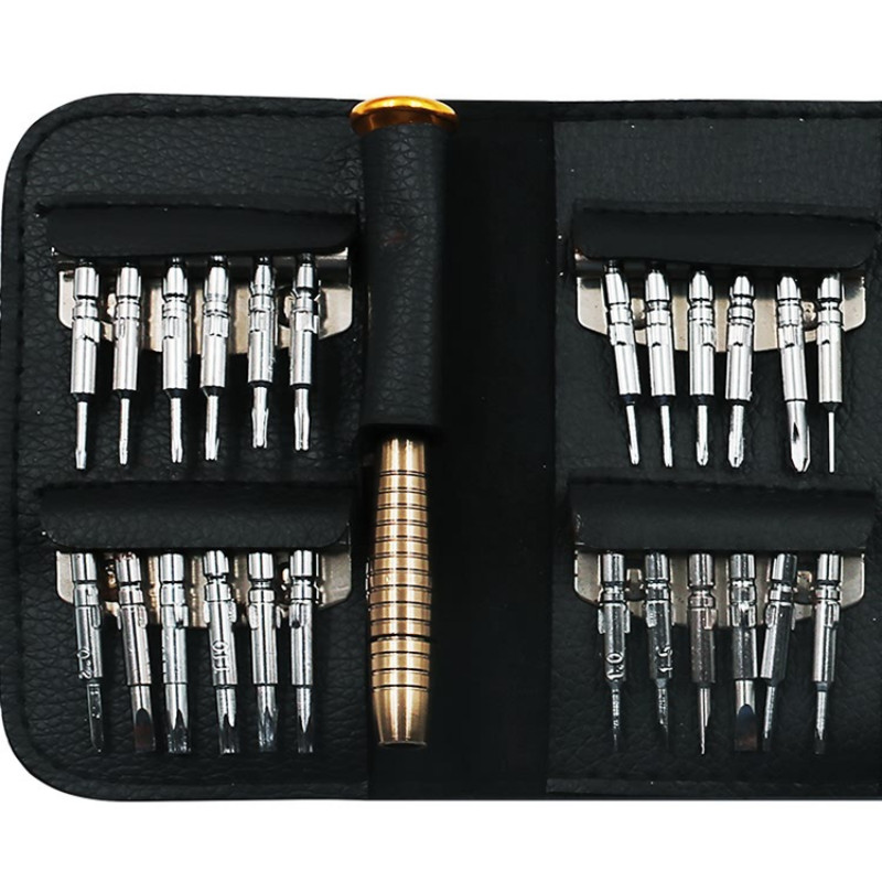 25 In1 Mini Precision Screwdriver Magnetic Set Ηλεκτρονικό κατσαβίδι ανοίγματος κιτ εργαλείων επισκευής για IPhone CameraPC Σετ γυαλιών