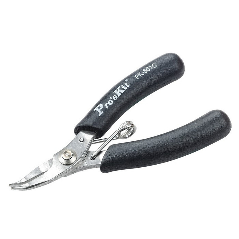 Pro'skit ProsKit 1PK-5101-CE Precíziós oldalvágó fogó biztonsági csipesszel és vezető fogantyúval 125 mm-es antisztatikus fogó