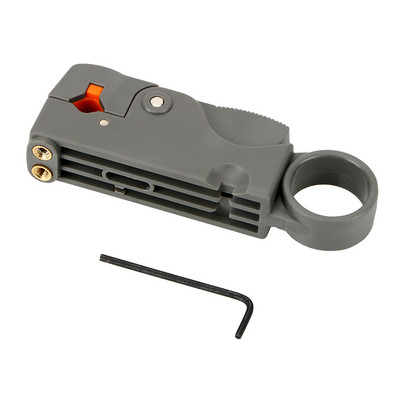 Cuțit de izolare pentru cablu Dezipător de sârmă 8-28 mm Mâner din cauciuc Rezistență PVC Instrument combinat pentru îndepărtarea decupării