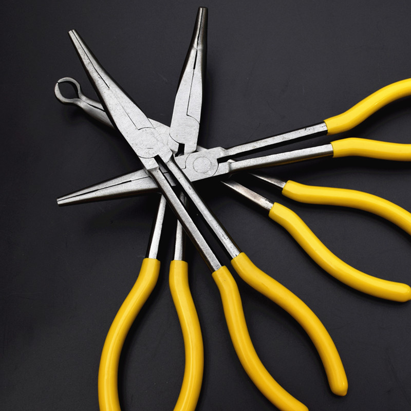 1 gab. Īpaši garas knaibles, taisns, saliekts uzgalis, izliektas deguna knaibles Mehāniskais aprīkojums Rokas instrumenti DIYers Ideāls instruments