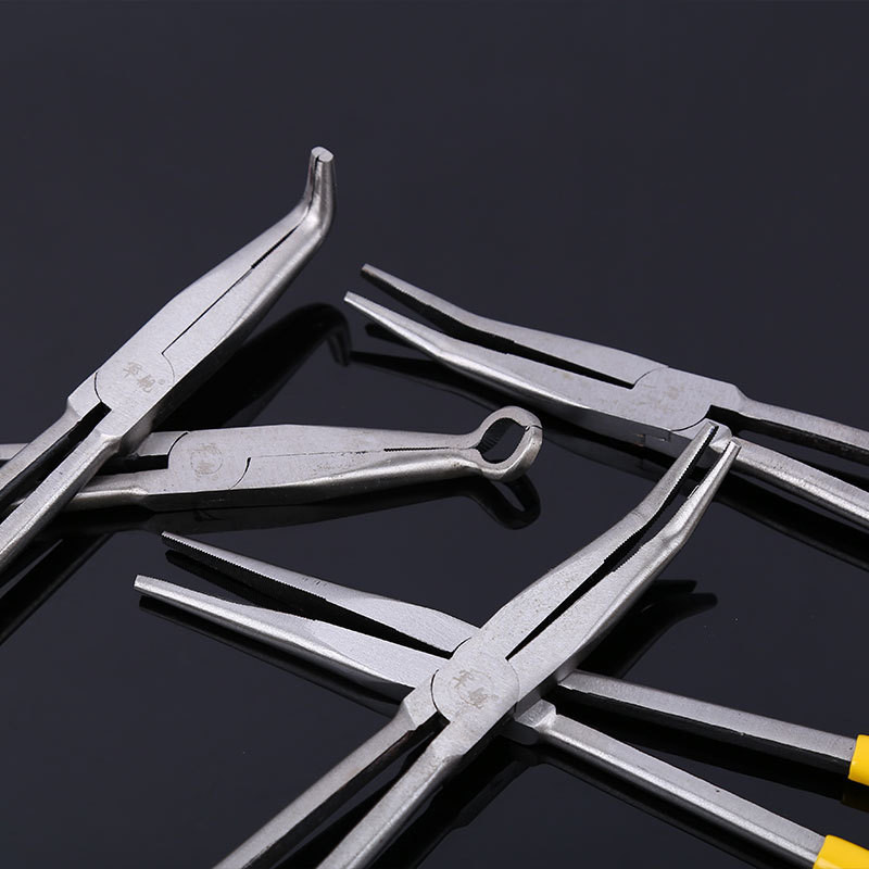 1 gab. Īpaši garas knaibles, taisns, saliekts uzgalis, izliektas deguna knaibles Mehāniskais aprīkojums Rokas instrumenti DIYers Ideāls instruments