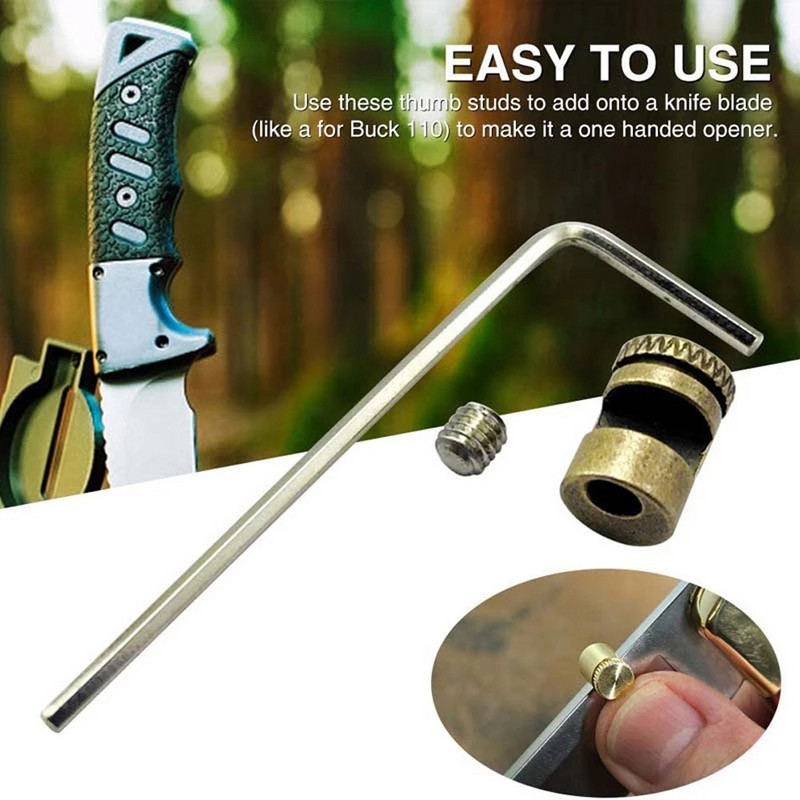 110 Buton cu tăietor cu împingere pentru degetul mare Material din oțel 416 110 împingător cu șurub Cheie cu șurub Buton cuțit cu apăsare CNC Cuțite de buzunar pliabile