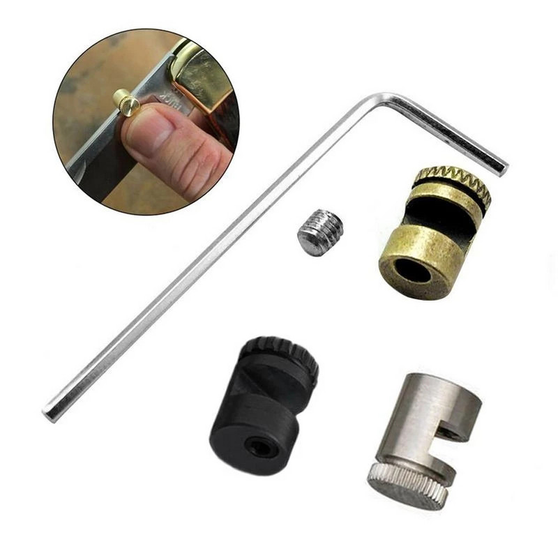 110 Buton cu tăietor cu împingere pentru degetul mare Material din oțel 416 110 împingător cu șurub Cheie cu șurub Buton cuțit cu apăsare CNC Cuțite de buzunar pliabile