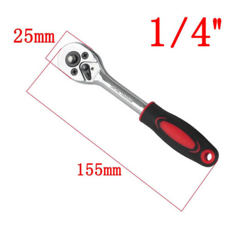 Novi 1/4" komplet momentnih i zapornih ključeva, alati za popravak vozila, bicikla, bicikla, komplet alata za nasadne ključeve