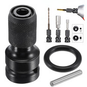 Υποδοχή προσαρμογέα ηλεκτρικού κλειδιού 1/2 στροφή 1/4 αντάπτορας κεφαλής παρτίδας τηλεσκοπικός προσαρμογέας κανονιού αέρα