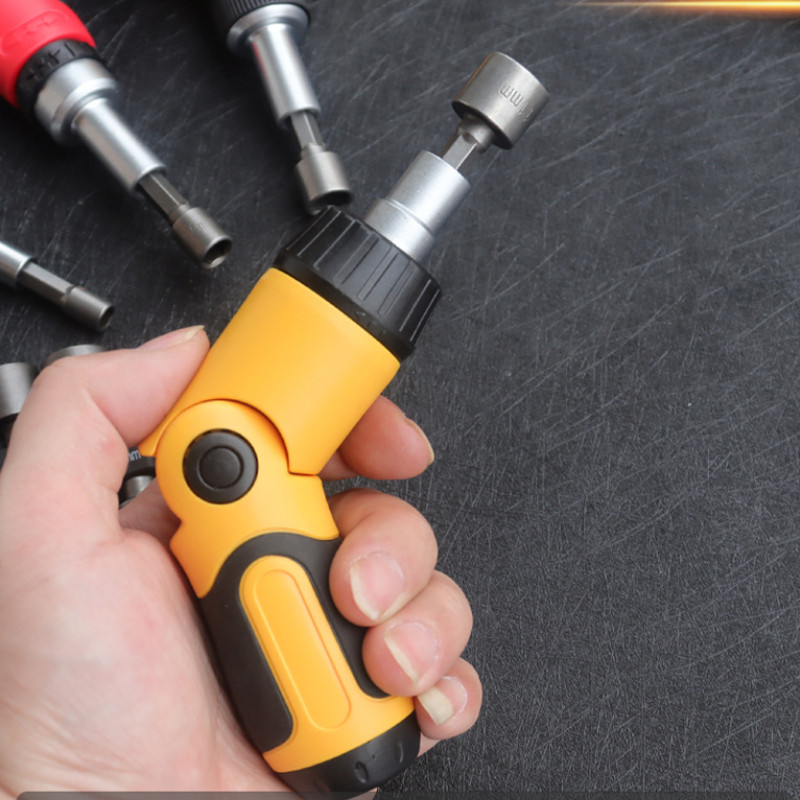 14 komada Set svrdla za navrtku, 5-12 mm šesterokutni prihvat šesterokutne matice, 1/4" vijak, metrički odvijač, set alata, adapter za svrdlo