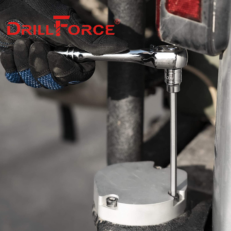 Drillforce 3/8" piedziņas Torx sešstūra spline ligzdas uzgaļi CR-V 110 mm garš adapteris griezes momenta atslēgas sprūdrata uzgriežņu atslēga mājas remonta instrumenti