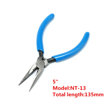 Mini 4/5/6 colių juvelyrų replės Įvairios pasirinktys Papuošalų kūrimas Karoliukų vėrimas Vielų vyniojimas Pomėgis Įvairūs tipai anglinio plieno rankinis įrankis