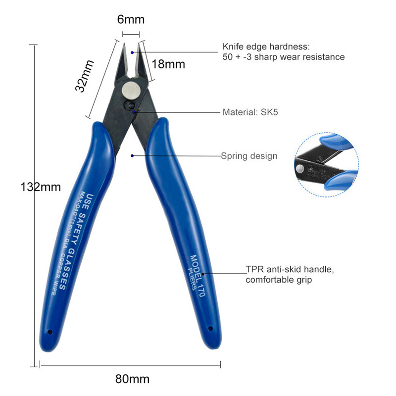 Átlós fogók Univerzális fogók Többfunkciós szerszámok Oldalsó vágófogók Drótvágó fogók Öblítőfogók Szerszám