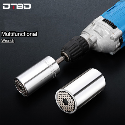 DTBD Universal δυναμόκλειδο 7-19mm Υποδοχή Κεφαλής Πολυλειτουργικό Universal μανίκι Χειρός μανίκι φορητό σετ εργαλείων Εργαλείο επισκευής αυτοκινήτου