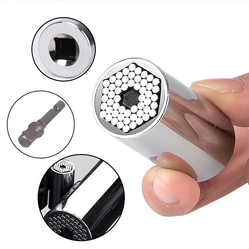 DTBD Universal δυναμόκλειδο 7-19mm Υποδοχή Κεφαλής Πολυλειτουργικό Universal μανίκι Χειρός μανίκι φορητό σετ εργαλείων Εργαλείο επισκευής αυτοκινήτου