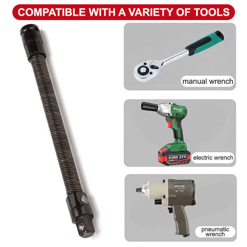 1/2'' Električni ključ Nasadni Fleksibilni produžetak Klipnjača Pogonski adapter Nasadni ključ Produžni alati Mehanička radionica