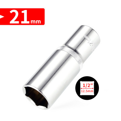 1/2 inča (12,5 mm duža glava, 8-32 mm Cr-V set nasadnih ključeva, šesterokutna glava ključa s čegrtaljkom za alate za popravak automobila