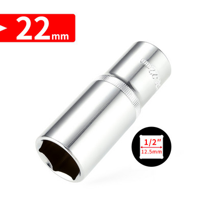 1/2 inča (12,5 mm duža glava, 8-32 mm Cr-V set nasadnih ključeva, šesterokutna glava ključa s čegrtaljkom za alate za popravak automobila