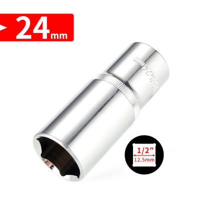 1/2 inča (12,5 mm duža glava, 8-32 mm Cr-V set nasadnih ključeva, šesterokutna glava ključa s čegrtaljkom za alate za popravak automobila