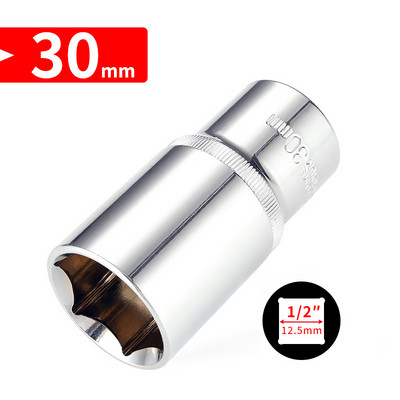 1/2 inča (12,5 mm duža glava, 8-32 mm Cr-V set nasadnih ključeva, šesterokutna glava ključa s čegrtaljkom za alate za popravak automobila