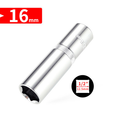 1/2 inča (12,5 mm duža glava, 8-32 mm Cr-V set nasadnih ključeva, šesterokutna glava ključa s čegrtaljkom za alate za popravak automobila