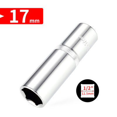 1/2 inča (12,5 mm duža glava, 8-32 mm Cr-V set nasadnih ključeva, šesterokutna glava ključa s čegrtaljkom za alate za popravak automobila