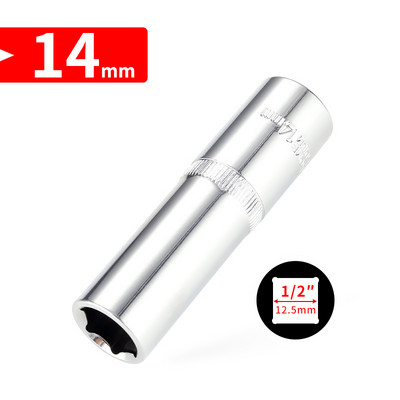 1/2 inča (12,5 mm duža glava, 8-32 mm Cr-V set nasadnih ključeva, šesterokutna glava ključa s čegrtaljkom za alate za popravak automobila