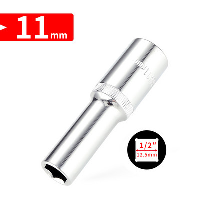 1/2 inča (12,5 mm duža glava, 8-32 mm Cr-V set nasadnih ključeva, šesterokutna glava ključa s čegrtaljkom za alate za popravak automobila