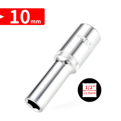 1/2 inča (12,5 mm duža glava, 8-32 mm Cr-V set nasadnih ključeva, šesterokutna glava ključa s čegrtaljkom za alate za popravak automobila