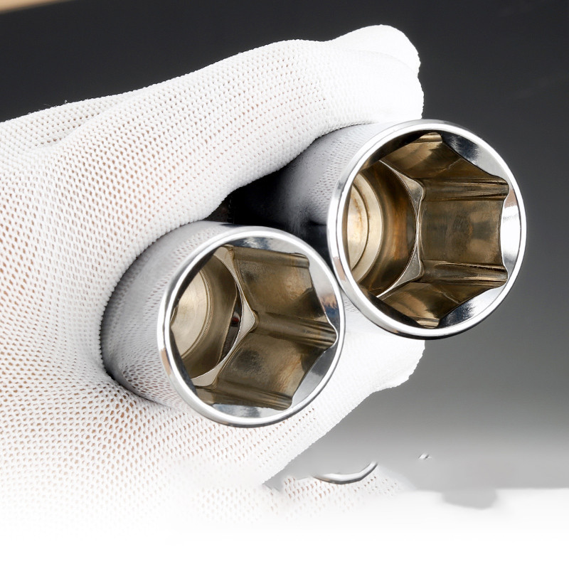 1/2 inča (12,5 mm duža glava, 8-32 mm Cr-V set nasadnih ključeva, šesterokutna glava ključa s čegrtaljkom za alate za popravak automobila