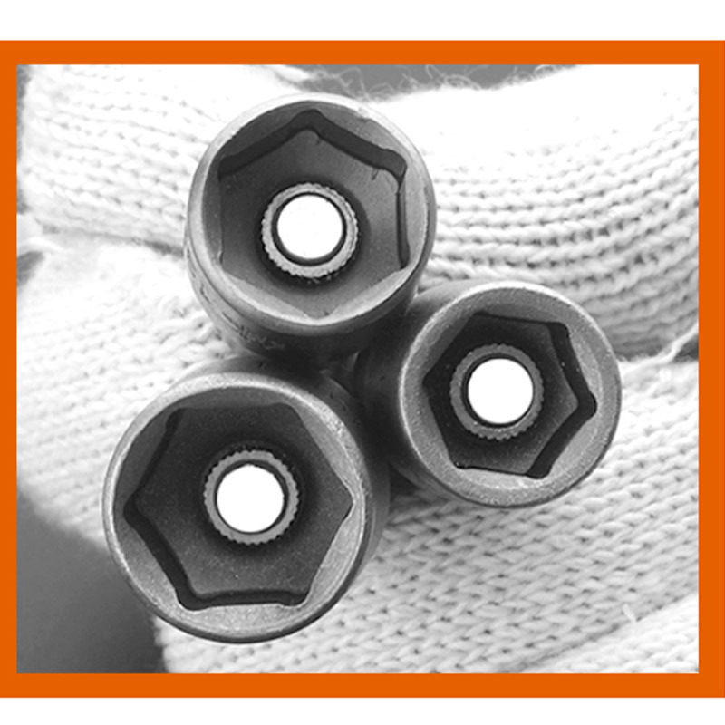 1/4-7/16 65mm Manșon pentru priză hexagonală de impact Imperial 65mm Șurubelniță cu piuliță magnetică Adaptor tijă hexagonală Kit de priză pentru piuliță electrică