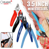 3,5 collu diagonālās knaibles Mini kabeļu vadu griezēji mazi mīksta griešanas knaibles vadi izolējoši gumijas rokturi modeļa knaibles