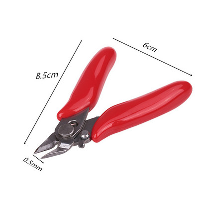 3,5 collu diagonālās knaibles Mini kabeļu vadu griezēji mazi mīksta griešanas knaibles vadi izolējoši gumijas rokturi modeļa knaibles