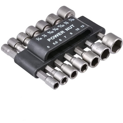 9/14 db 6,35 mm Csavarhúzó Tartozék Hatszögletű fogantyú csavarhúzó foglalat fej elektromos kézi fúró csavarhúzó készlet