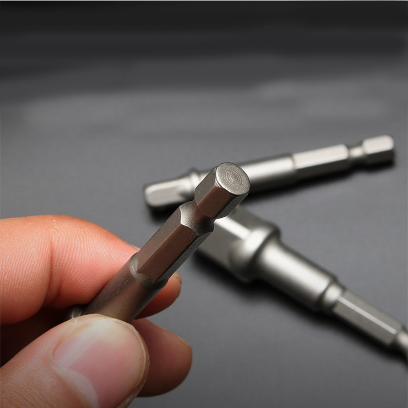 Új 3db/készlet króm-vanádium acél foglalat adapter hatlapfejű szárhoz 1/4" 3/8" 1/2" hosszabbító fúrószárhoz, hatlapfejű készlet elektromos szerszámok