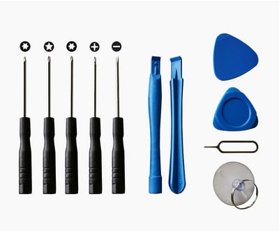 Csavarhúzó készlet 25 az 1-ben Torx csavarhúzók bőr tok nyitó javítószerszám készlet iPhone mobiltelefonokhoz, táblagépekhez, PC kéziszerszámokhoz
