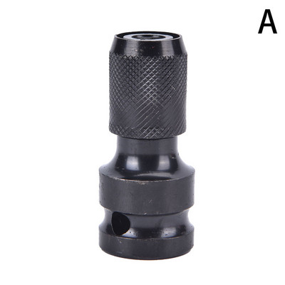 1/2 ίντσας Τετράγωνο σε 1/4 ίντσας Εξαγωνική υποδοχή καστάνιας Υποδοχή κλειδιού Προσαρμογέας κλειδί Σετ μετατροπέα μετάδοσης κίνησης Μήκος εργαλείου κρούσης 50 mm