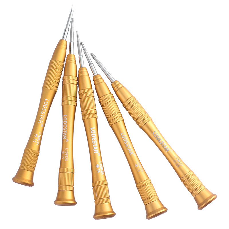 LODESTAR Kiváló minőségű L1081 csavarhúzó Pentalobe Torx Phillips fejjel mobiltelefonhoz Xiaomi Iphone Computer Tri Wing Tools