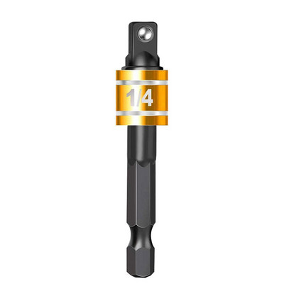 1-3 db 1/4" 3/8" 1/2" CR-V hatlapfejű elektromos fúrófej-csavarozó-csavarozófej-készlet adapter csavarkulcs hüvely hosszabbítórúd csavarhúzó szerszámokhoz