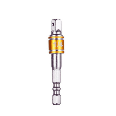 1-3 db 1/4" 3/8" 1/2" CR-V hatlapfejű elektromos fúrófej-csavarozó-csavarozófej-készlet adapter csavarkulcs hüvely hosszabbítórúd csavarhúzó szerszámokhoz