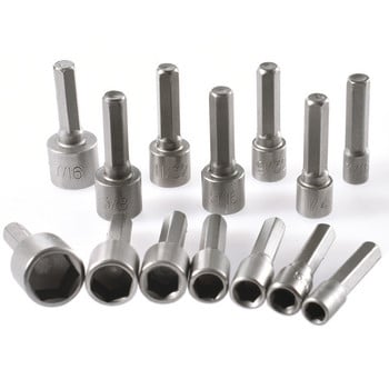 5-13mm 9pcs/14pcs Hexagon Socket Inner Socket Head Ισχυρό πνευματικό κατσαβίδι Εξαγωνικό κλειδί προέκτασης υποδοχής