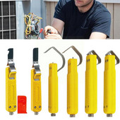 Kabelių nuėmimo laidai pašalinkite izoliacinio sluoksnio juostelės nulupimo peilį Kabelio nuėmimo viela Rankinis įrankio lupimas PVC Ly25-1-2-3- M8x3