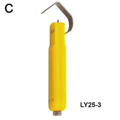 Kabelių nuėmimo laidai pašalinkite izoliacinio sluoksnio juostelės nulupimo peilį Kabelio nuėmimo viela Rankinis įrankio lupimas PVC Ly25-1-2-3- M8x3