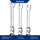 Tērauda divējāda sprūdrata instrumenta metriskās zobratu atslēgas Augstas kvalitātes sprūdrata kombinācijas komplekts Kombinētās sprūdrata uzgriežņu atslēgas Izturīgas