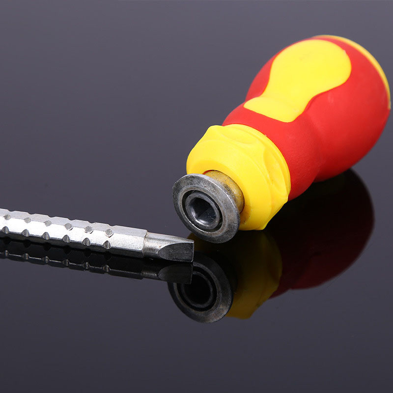 1 DB csavarhúzó többcélú foglalatos csavarhúzó keresztirányú precíziós csavarhúzó teleszkópos csúszásmentes fogantyúval csavarhúzó bit