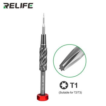 Relife RL-728 2D изключително твърда противоплъзгаща отвертка със силен магнит за ремонт на мобилни телефони, разглобяване