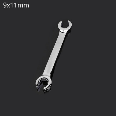 14x17 mm-es anyakulcs fékkulcs autójavításhoz kéziszerszámokhoz Csőcső csavarkulcs Duplafejű nyitókulcs szarkaláb-kulcs készlet