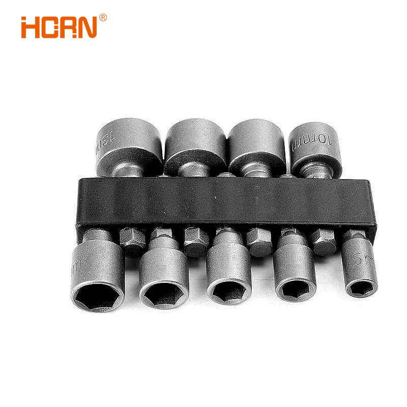 9 τεμ./Σετ Εξαγωνικές πρίζες Πρίζα κλειδιού ηλεκτρικό τρυπάνι Αξεσουάρ εργαλείου αυτόματης επισκευής πρόσκρουση επέκτασης & προσαρμογέας υποδοχής