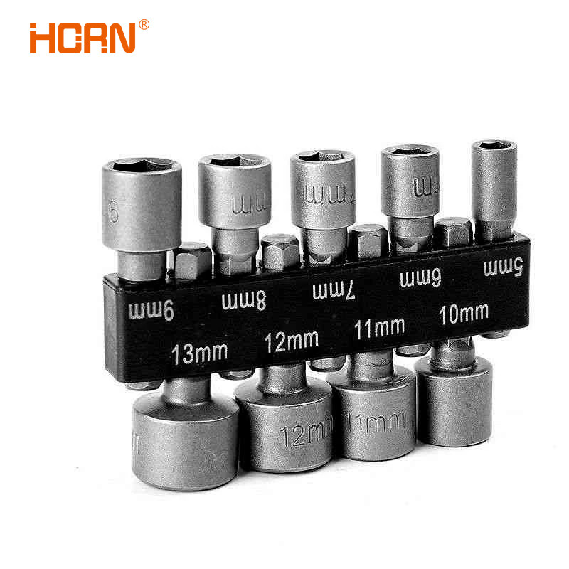 9 τεμ./Σετ Εξαγωνικές πρίζες Πρίζα κλειδιού ηλεκτρικό τρυπάνι Αξεσουάρ εργαλείου αυτόματης επισκευής πρόσκρουση επέκτασης & προσαρμογέας υποδοχής